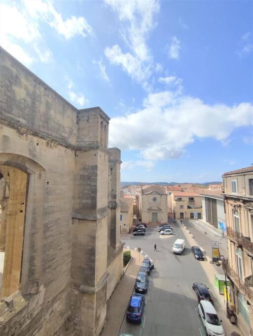 Appartamento Le St Just : Hypercentre, Vue Imprenable Sur La Cathedrale Narbona Esterno foto